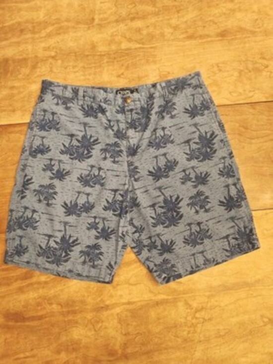 Other - Chaps Blue Palm Tree Print Shorts Men’s Size 38 Casual Beach Summer